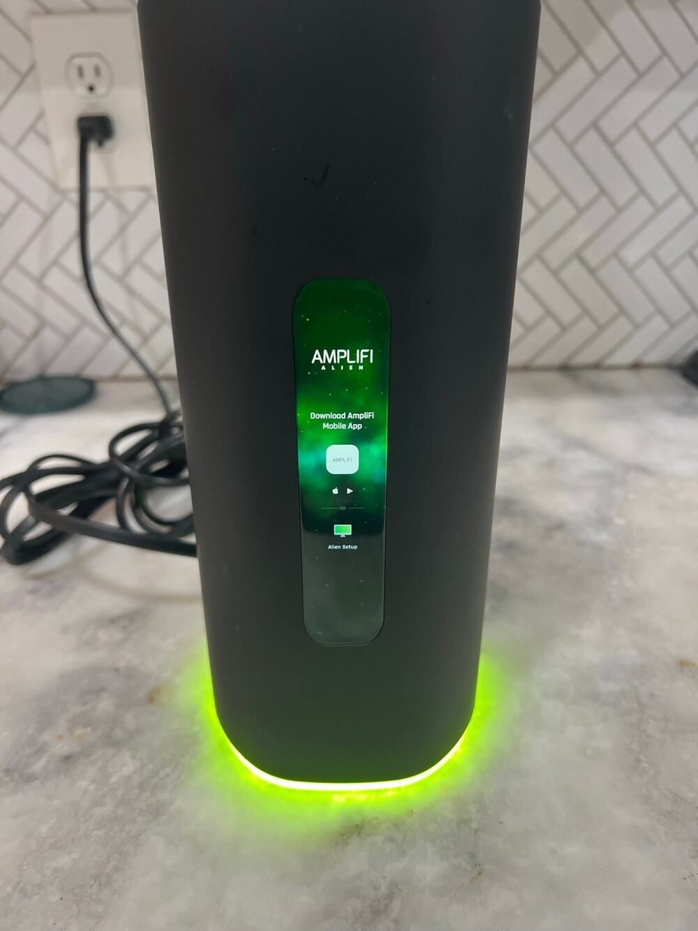 Ubiquiti AmpliFi Alien WiFi 6 Mesh Router AFI-ALN-R Tri-Band Tested Works